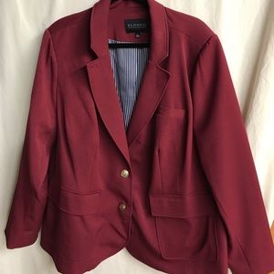 ELOQUII Quinn Blazer 22W red
